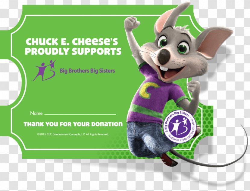 ShowBiz Pizza Place Chuck E. Cheese's National Volunteer Month - Token Coin - E Cheese Transparent PNG
