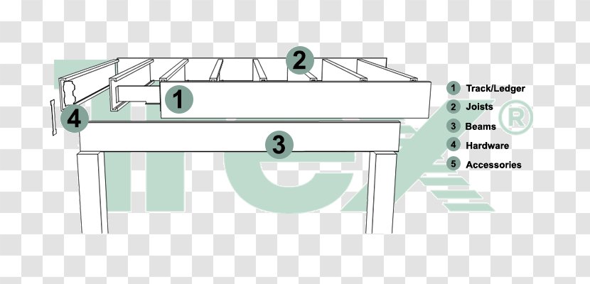 Line Angle - Hardware Accessory - Deck Railing Transparent PNG