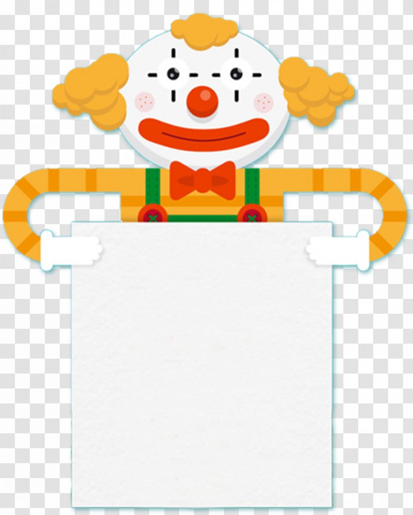 Clown Birthday - Card - Cartoon Border Transparent PNG