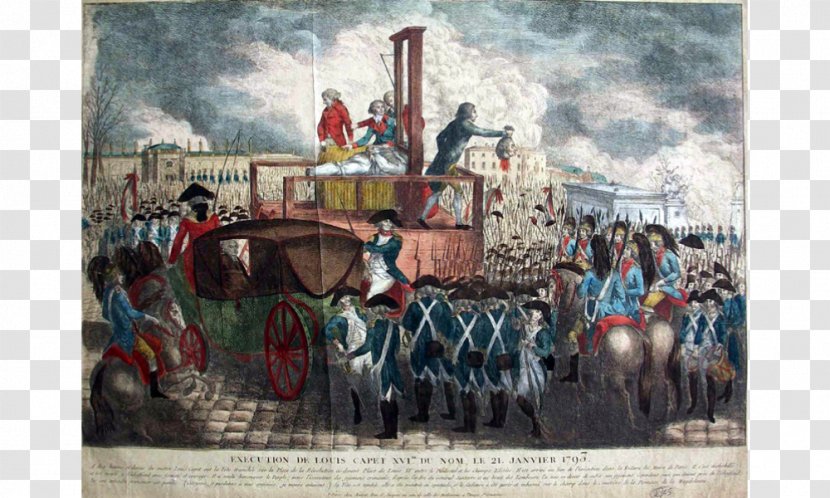 Reign Of Terror French Revolution France Guillotine Execution Louis XVI - Xvi Transparent PNG