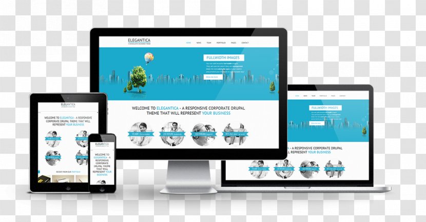Responsive Web Design Development Handheld Devices Mobile Phones - Multimedia Transparent PNG