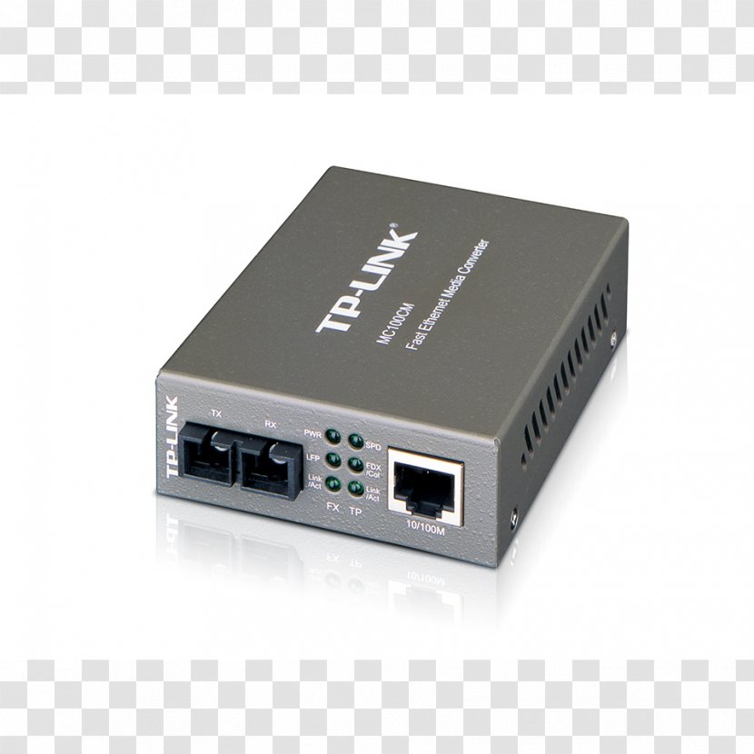 Fiber Media Converter TP-Link MC200CM Gigabit Multi-Mode Ethernet Multi-mode Optical - Technology - Electronics Transparent PNG