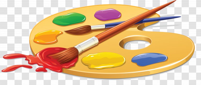 Palette Painting Brush Clip Art - Drawing Transparent PNG