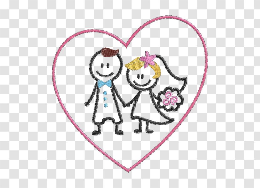 Drawing Love Embroidery Engagement Handicraft - Tree - Noivos Transparent PNG