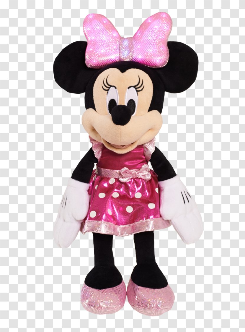 Plush Minnie Mouse Mickey Daisy Duck Stuffed Animals & Cuddly Toys - Beanie Transparent PNG