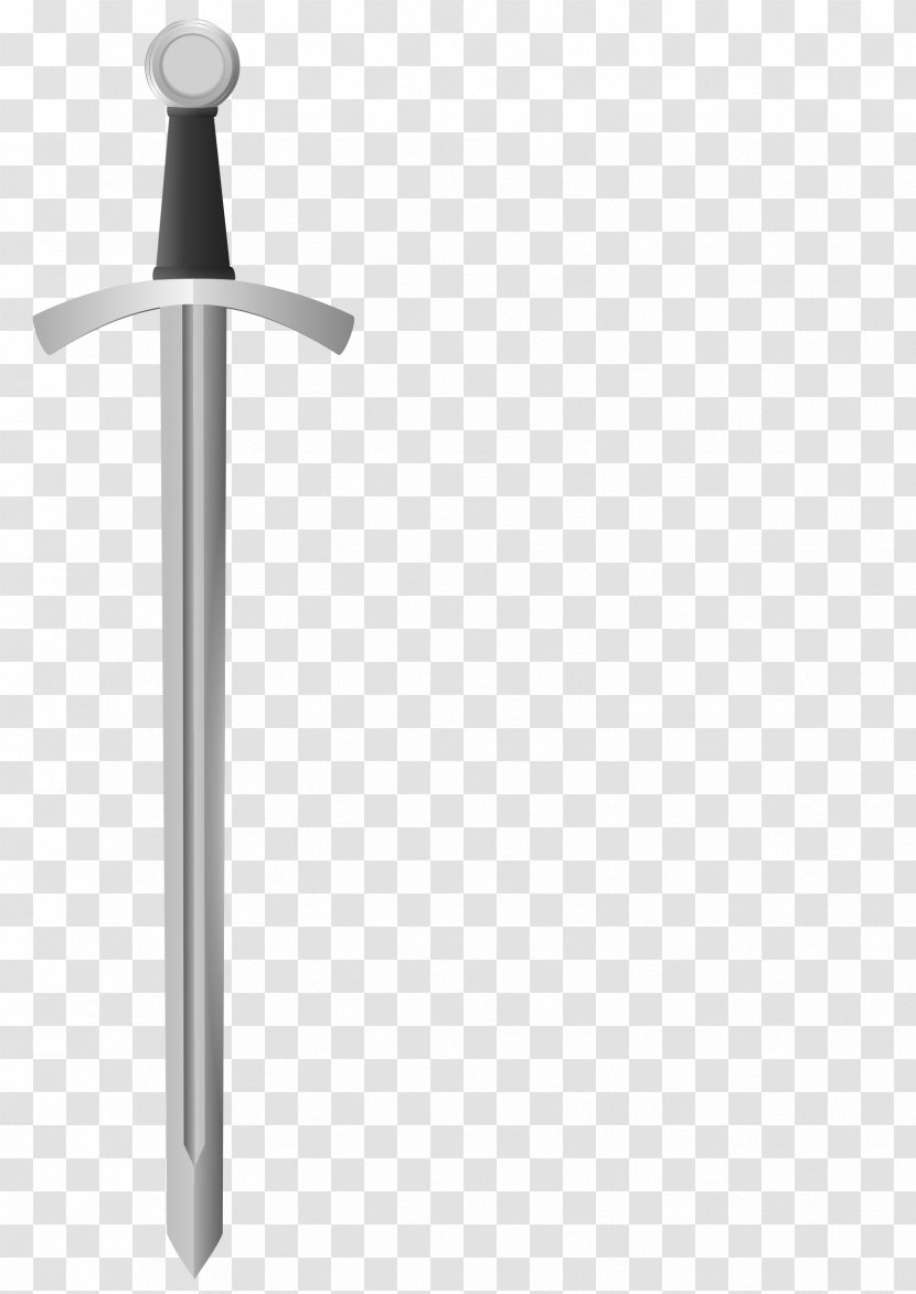 Black And White - Free Sword Cliparts Transparent PNG