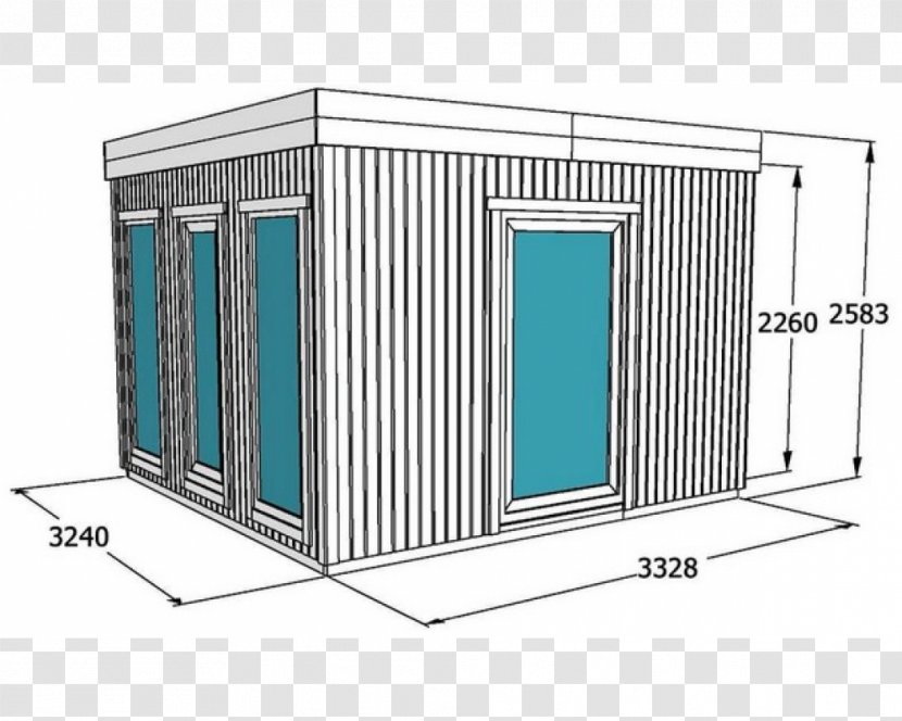 Shed Garden Roof Building Insulation - Structure - Cube Data Warehouse Transparent PNG