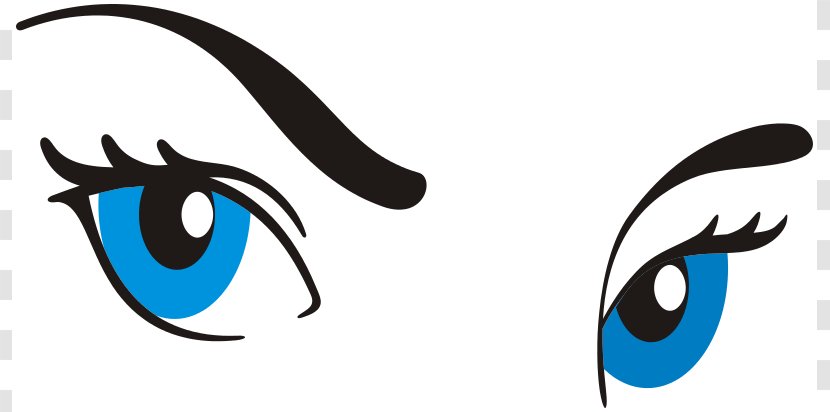 Human Eye Blue Clip Art - Eyebrow - Eyelash Cliparts Transparent PNG