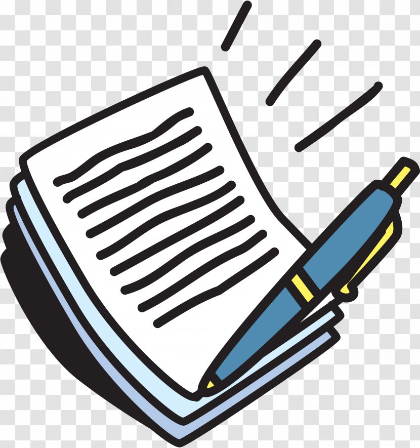 Paper Ballpoint Pen Handwriting - Document - Java Plum Transparent PNG