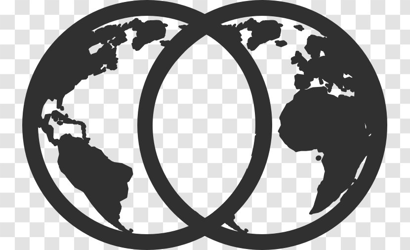 Globe World Clip Art - Stencil Transparent PNG