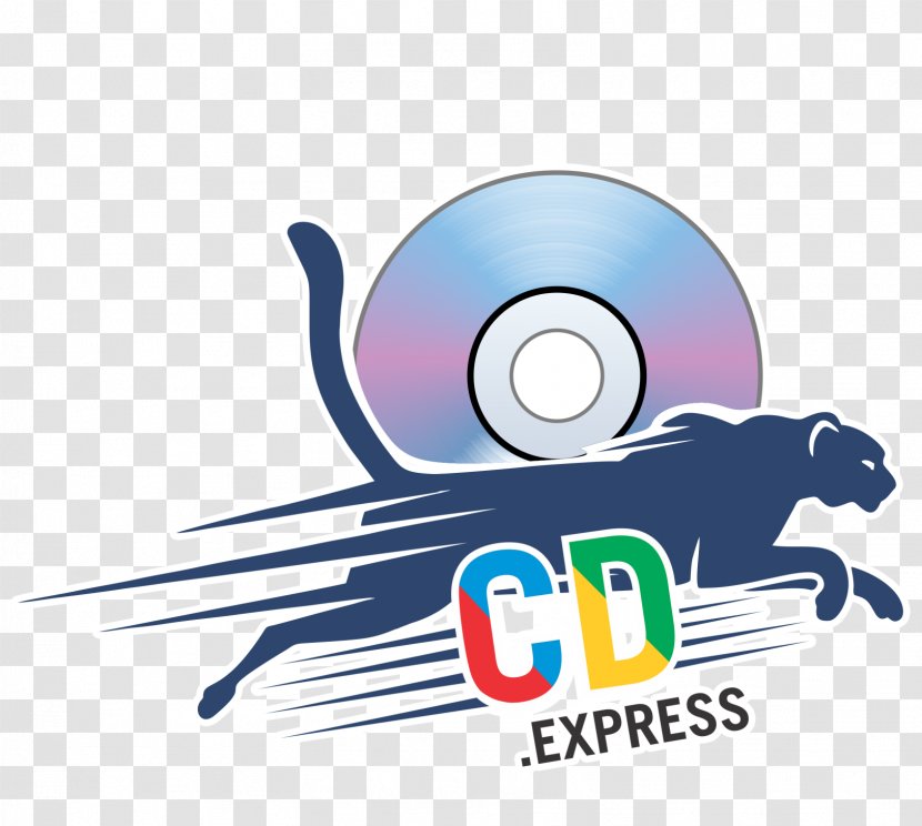 Compact Disc Blu-ray DVD Optical Packaging CD-R - Logo - Express Template Download Transparent PNG