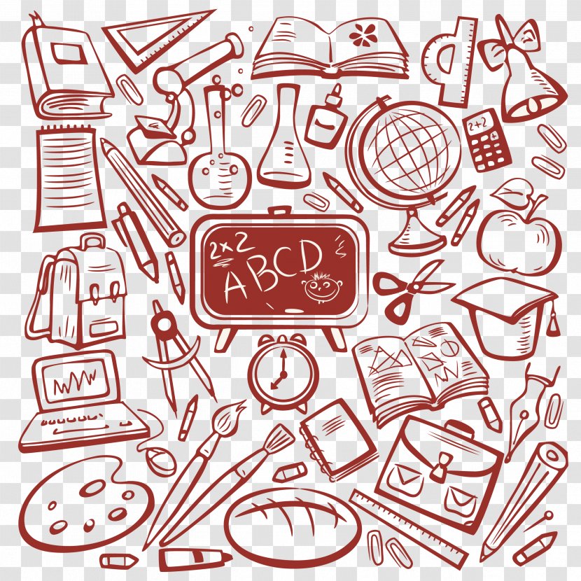 Drawing Education Sketch - Line Art - Hand Drawn Transparent PNG