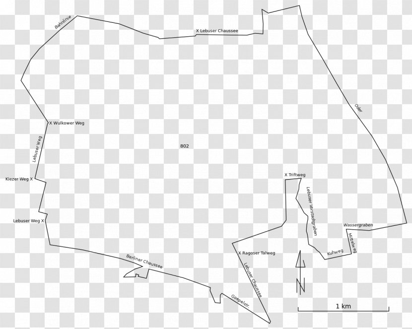 Drawing White Map Transparent PNG