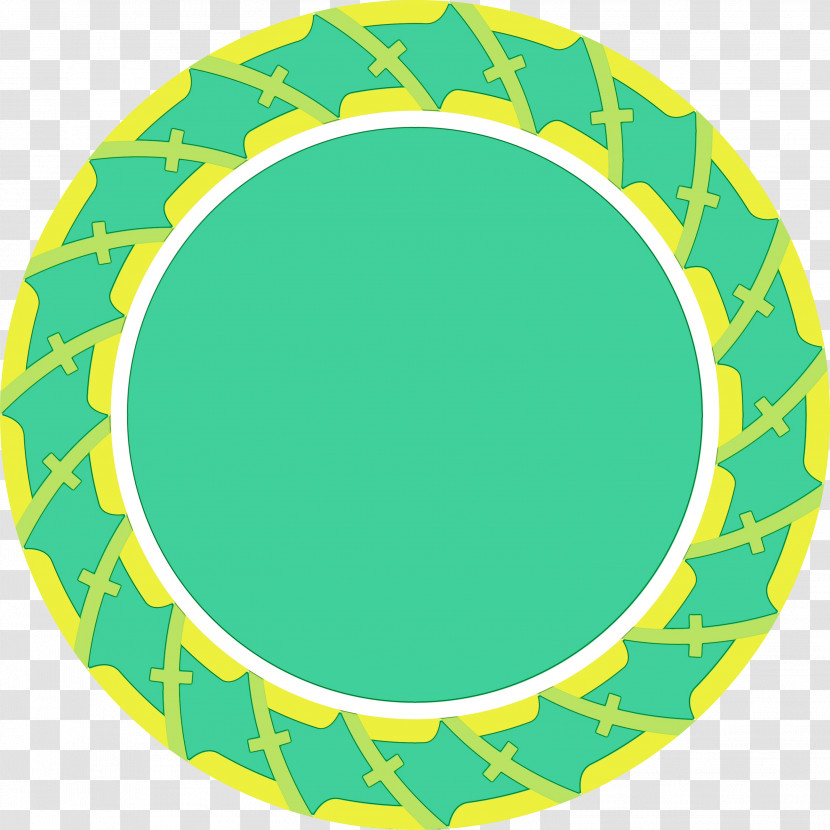 Yellow Circle Oval Transparent PNG