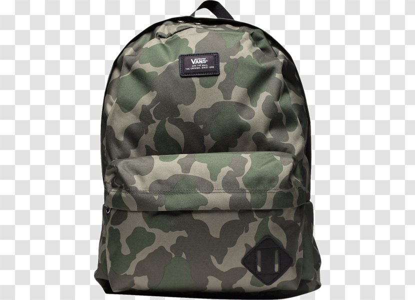 Military Camouflage Backpack Bag - Vans Old Skool Transparent PNG
