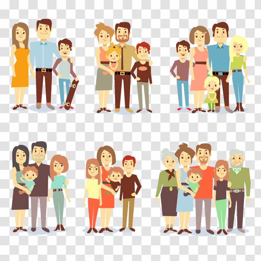 Family Stock Illustration - Child - Cartoon Clip Buckle Free HD Transparent PNG