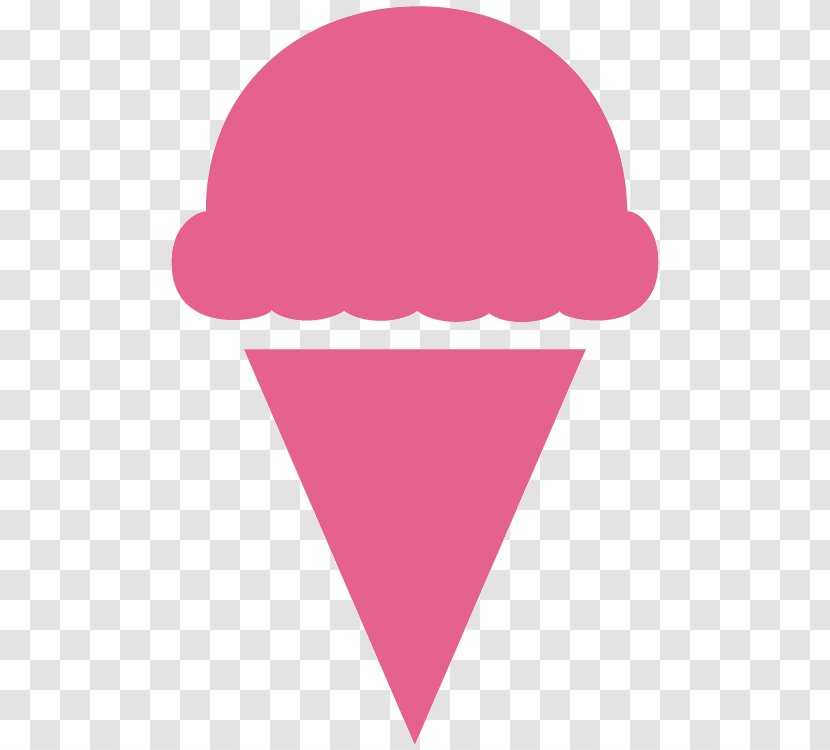 Ice Cream Cones Product Design Line Pink M Angle - Chispas Transparent PNG