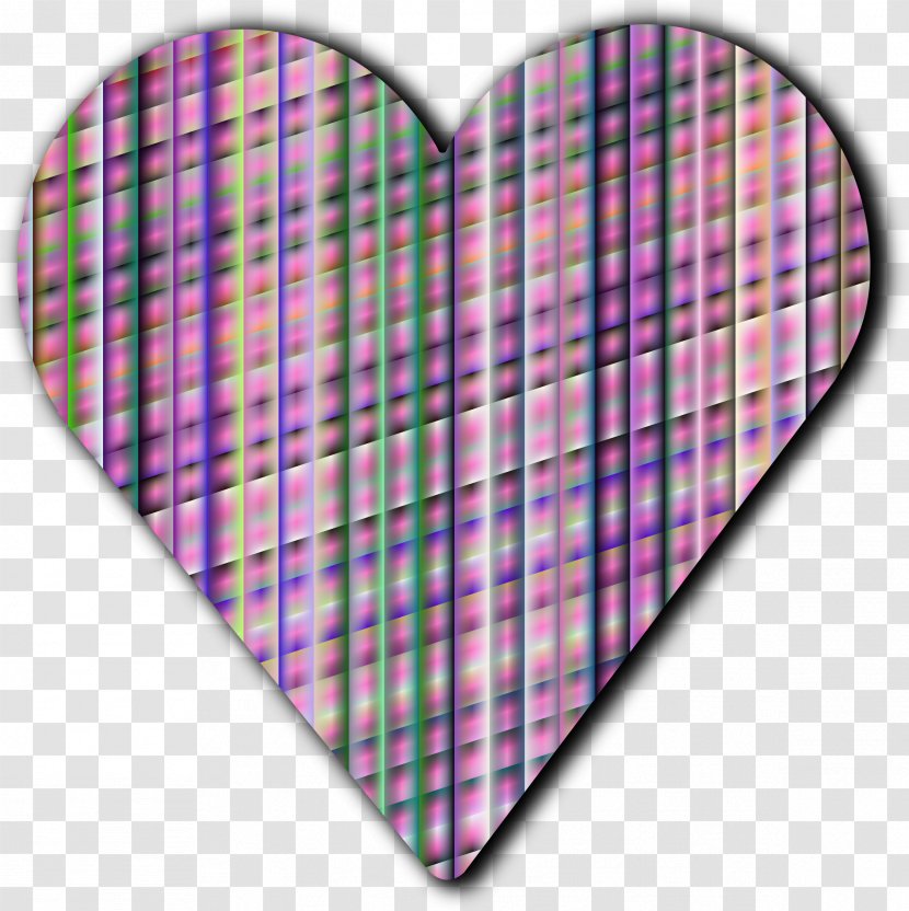 Tartan Pattern - Heart - Design Transparent PNG