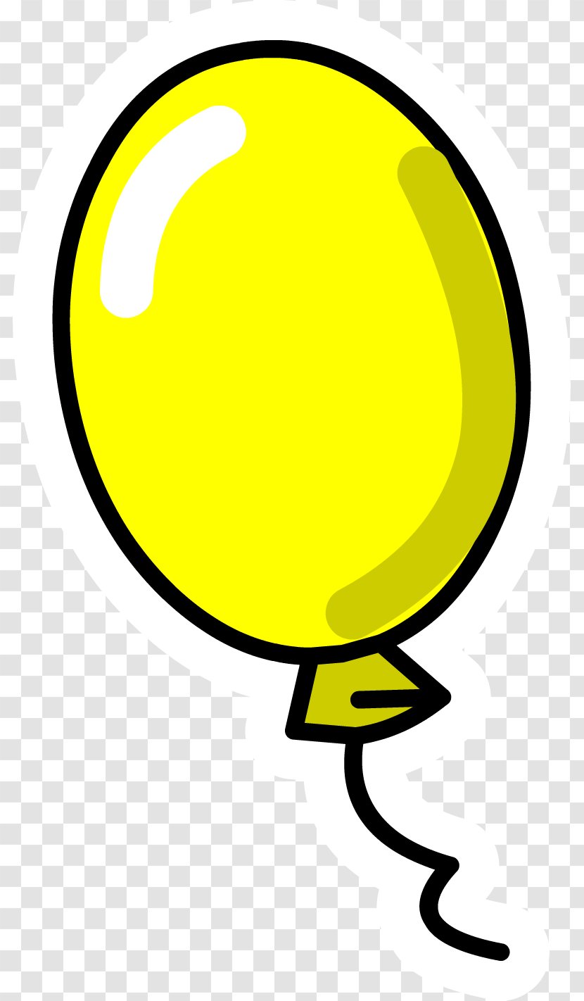 Club Penguin Yellow Clip Art - Thumbnail - Balloon Cliparts Transparent PNG