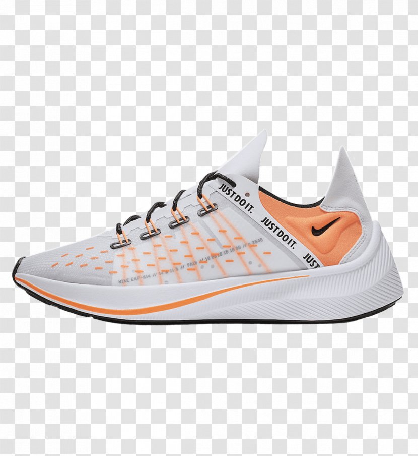 Nike EXP-X14 SE Men's Just Do It Sports Shoes - Orange Transparent PNG