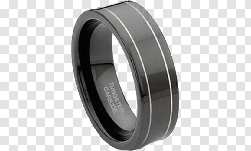 Ring Tungsten Carbide Metal Transparent PNG
