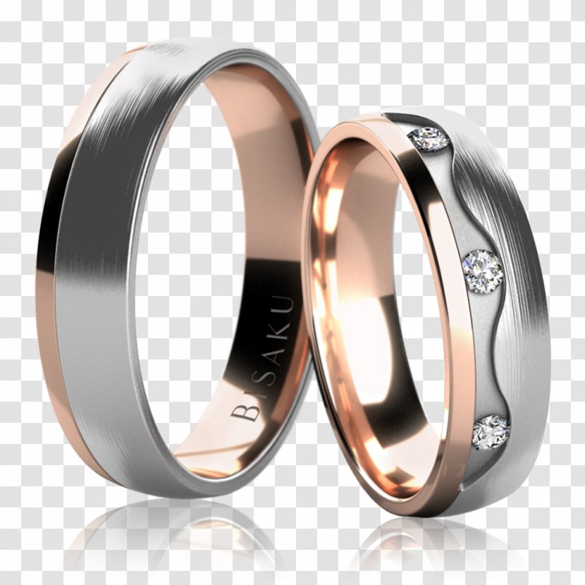 Wedding Ring Engagement Bisaku - Gold Transparent PNG