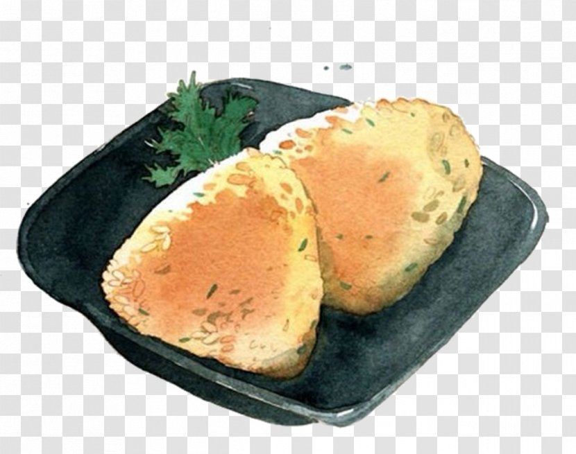 Vegetarian Cuisine Steamed Bread Caesar Salad Food - Comfort - Two Bun Illustration Transparent PNG
