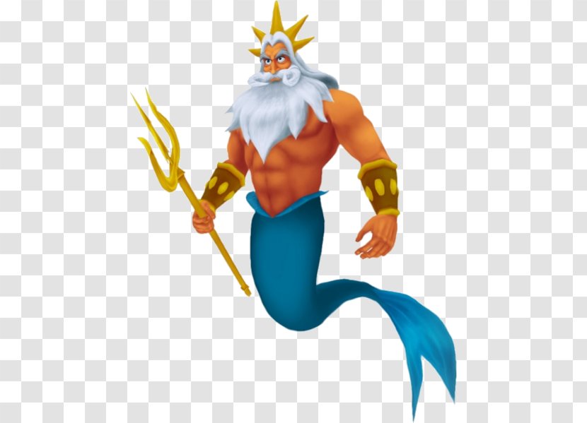 King Triton Ariel Queen Athena The Little Mermaid Attina - Posidon Transparent PNG