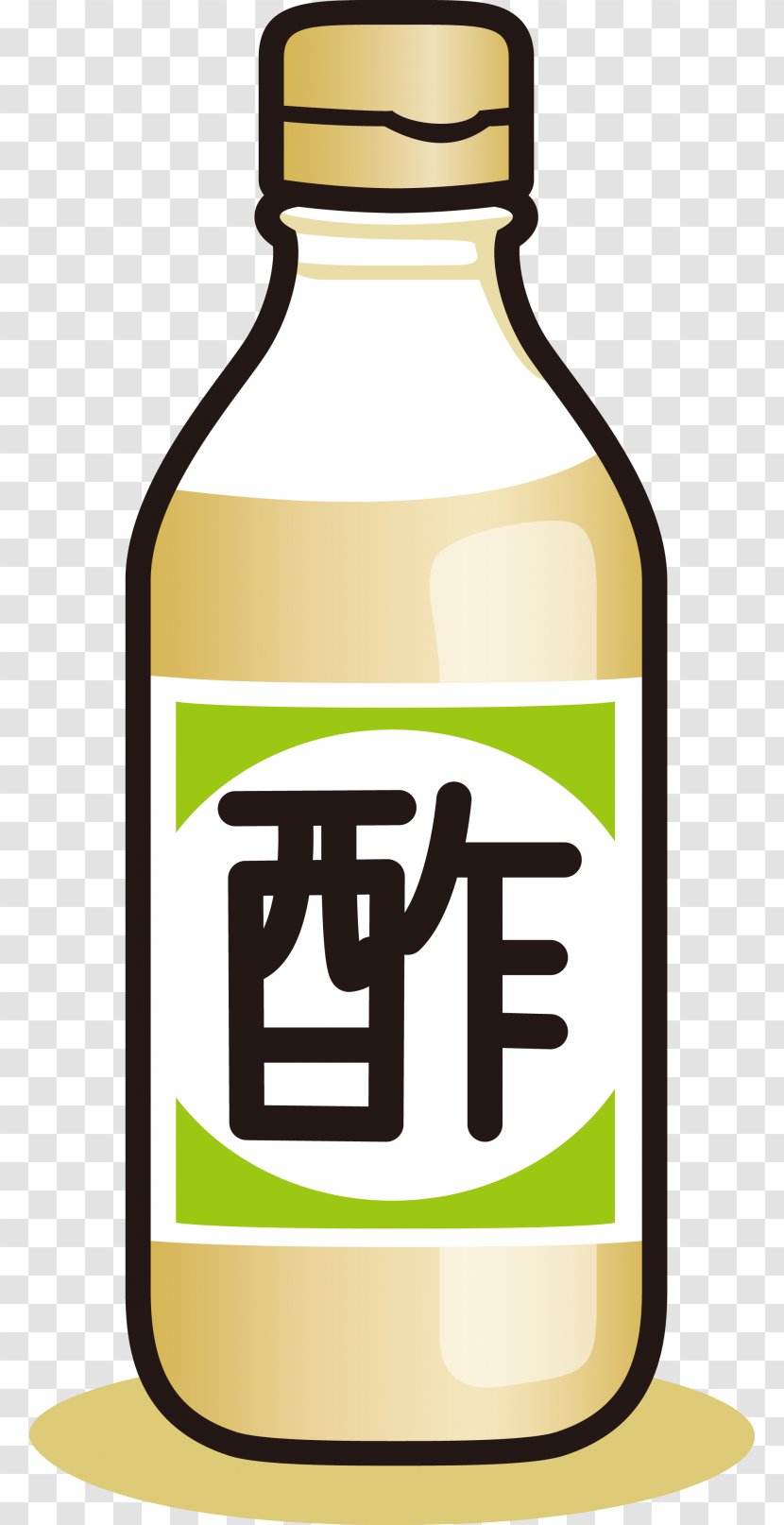 Black Vinegar Sushi Zuur Citric Acid - Drinking Transparent PNG