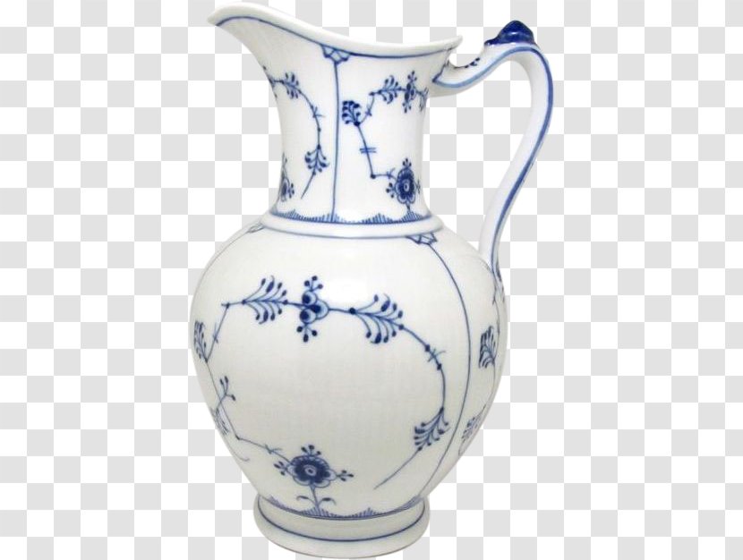 Jug Vase Blue And White Pottery Ceramic Cobalt - Artifact Transparent PNG