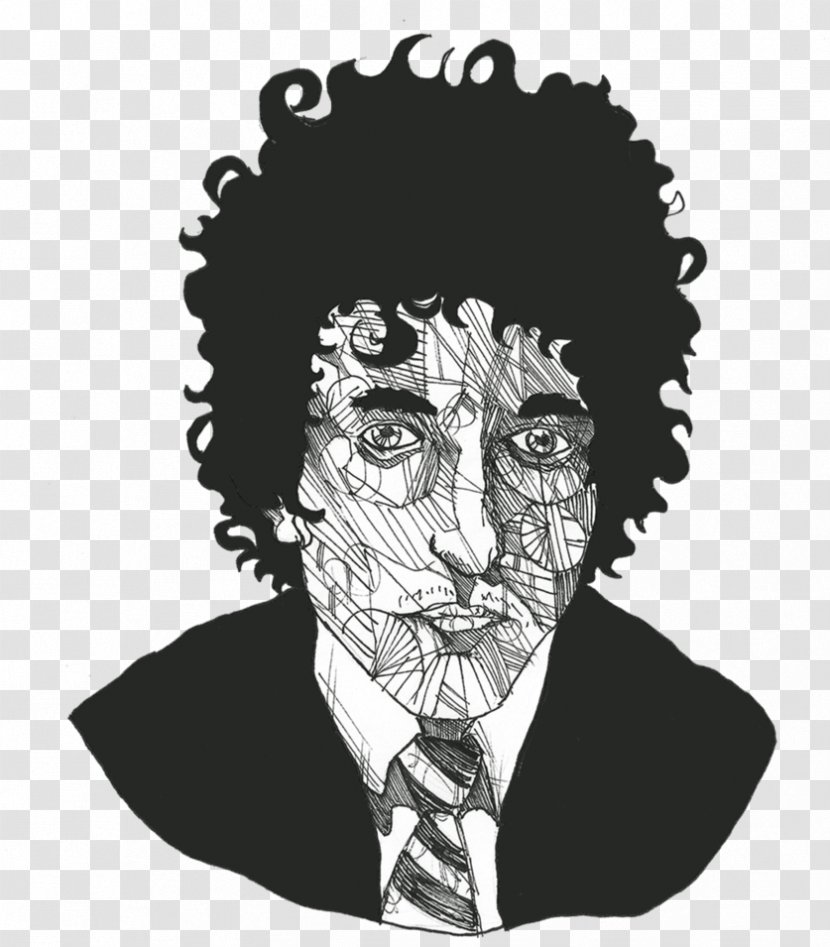 Face Visual Arts Human Behavior Facial Hair - Monochrome Photography - Bob Dylan Transparent PNG