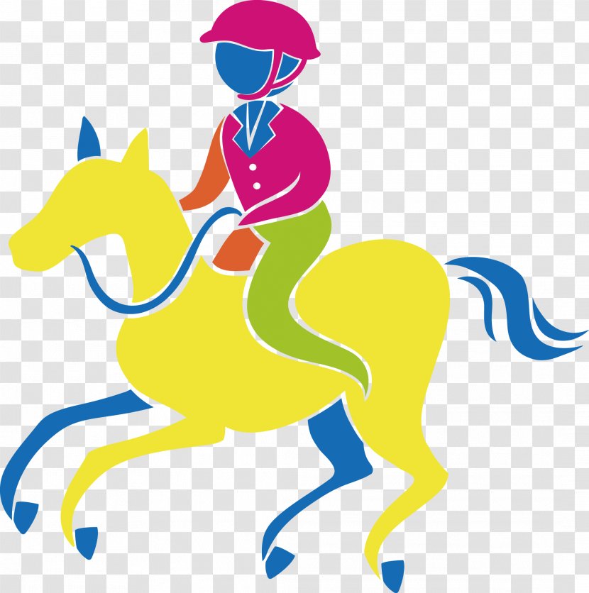 Equestrian Royalty-free Illustration - Horse Like Mammal - Horseback Riding Transparent PNG