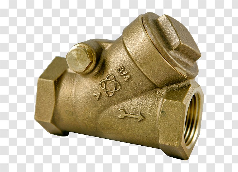 Nibco Swing Check Valve Nl74wx8 National Pipe Thread Bronze - Piping And Plumbing Fitting - Wafer Transparent PNG