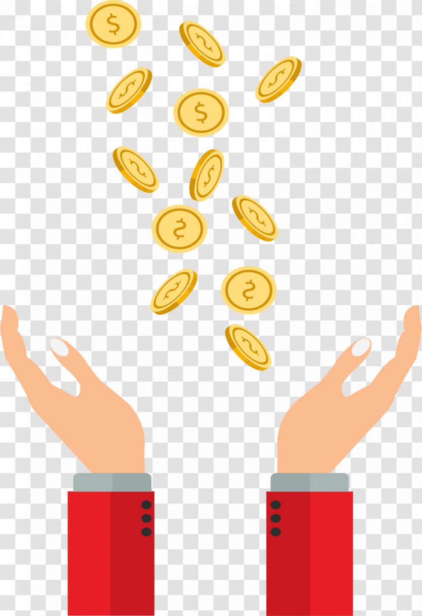 Flying Coins Clip Art - Numismatics - Scattered Transparent PNG