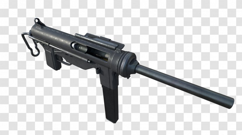 Trigger Firearm Weapon M3 Submachine Gun - Tree Transparent PNG