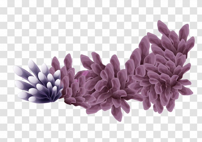 Benthic Zone Seabed Coral - Violet - Purple Transparent PNG