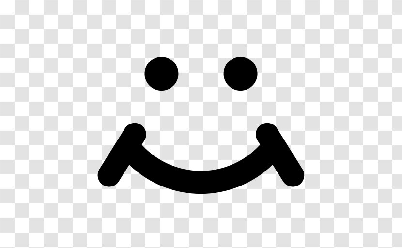 Smiley - Black And White - Computer Software Transparent PNG