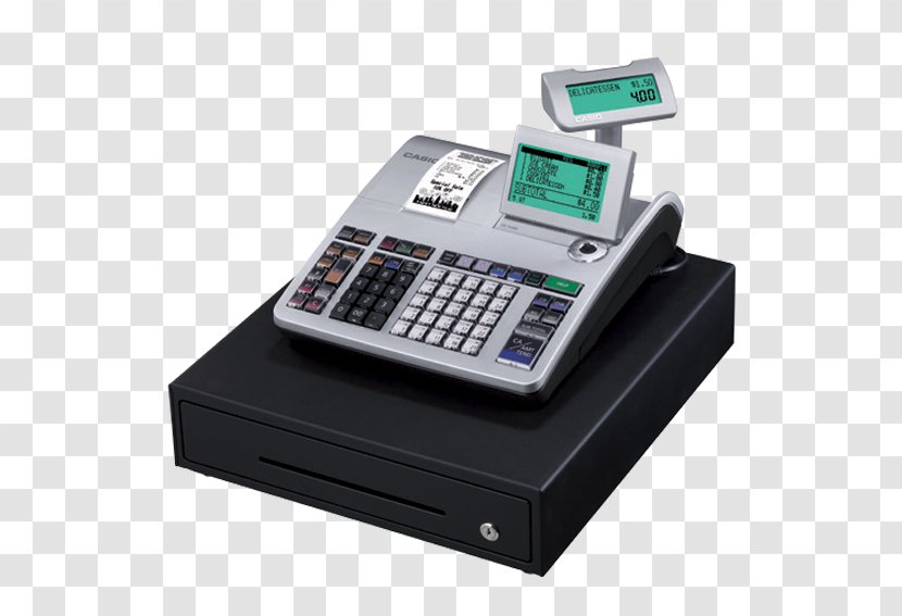 Cash Register Point Of Sale Retail Barcode Scanners Drawer - Boulangerie Transparent PNG