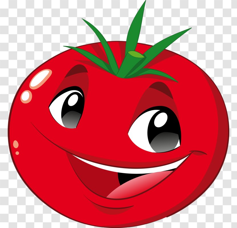 Fruit Smiley Vegetable Tomato - Funny Fruits And Vegetables Melons Transparent PNG