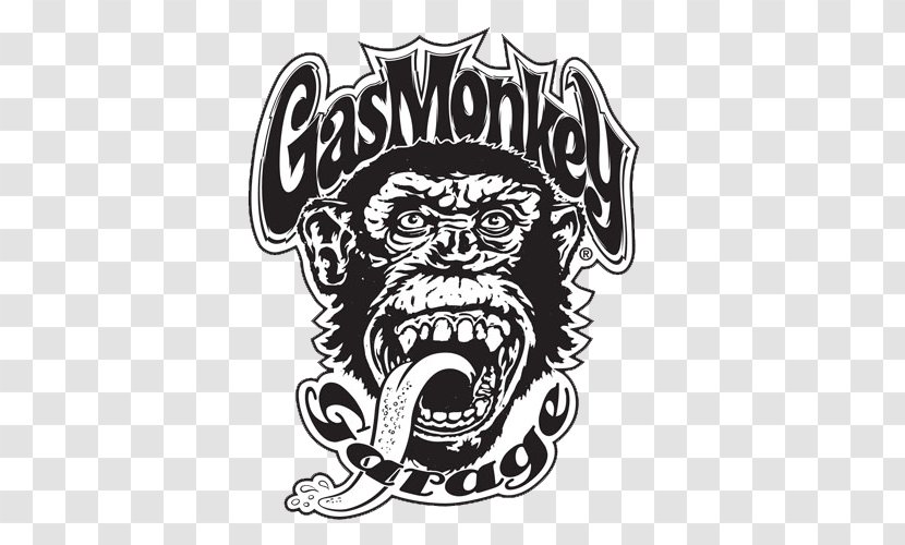 Gas Monkey Bar N' Grill Garage Car Wall Decal - Carnivoran Transparent PNG