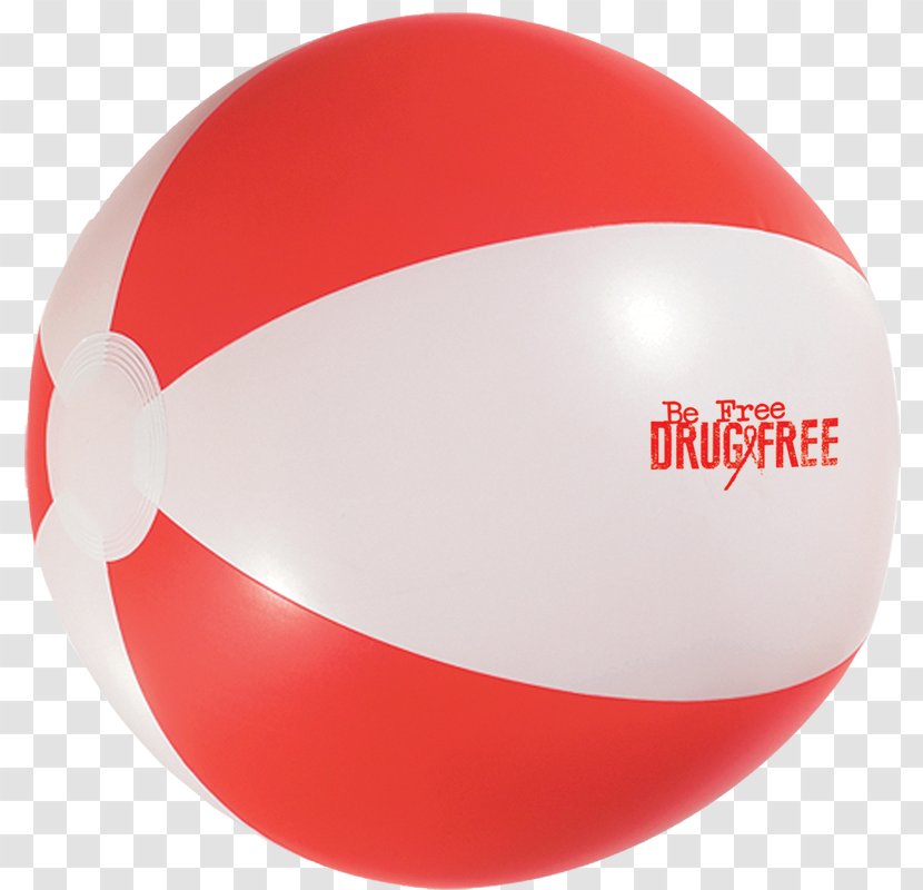 Beach Ball Volleyball Red - White Transparent PNG