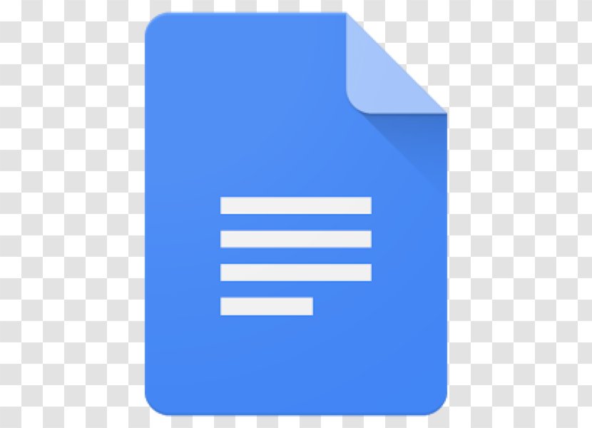 Google Docs G Suite Document - Blue Transparent PNG