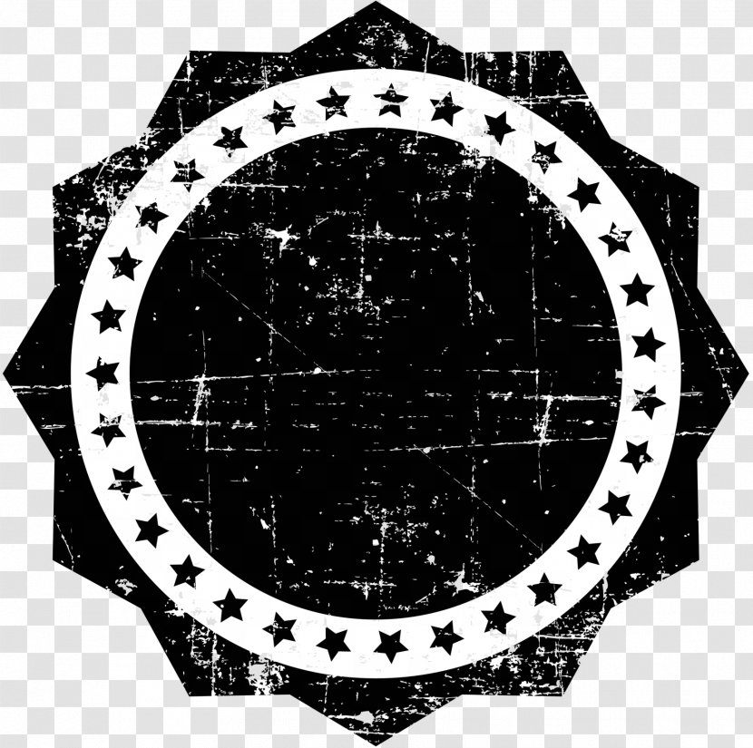Vector Graphics Illustration Badge Logo Image - Blackandwhite - Black Transparent PNG