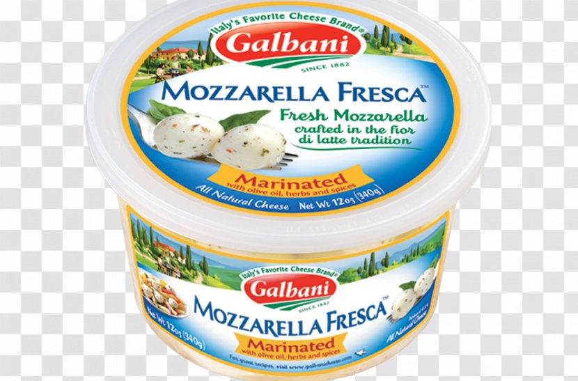 Crème Fraîche Mozzarella Cream Cheese Galbani Bocconcini - Dairy Products Transparent PNG