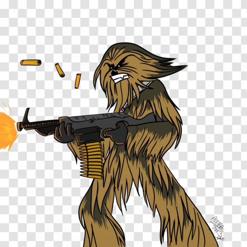 Chewbacca T-shirt Male Star Wars Cartoon - Mammal Transparent PNG