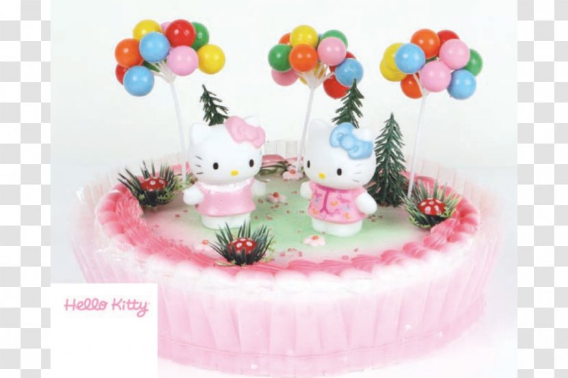 Hello Kitty Ice Cream Cake Birthday Sugar - Paste - Baby Food Transparent PNG