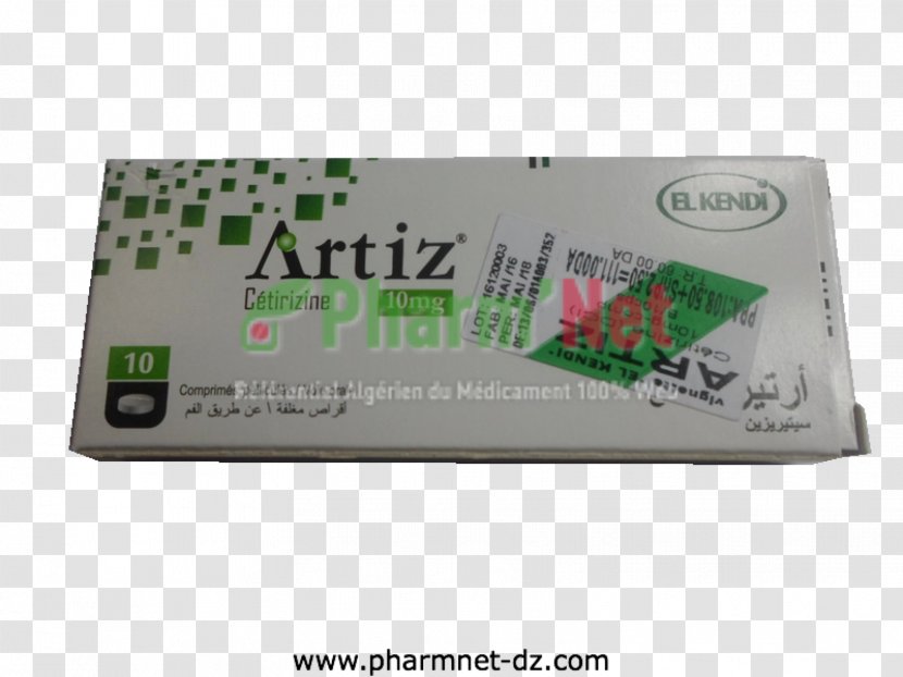 Cetirizine Liste Des Médicaments Pharmaceutical Drug Allergy Antihistamine - Rupatadine Transparent PNG