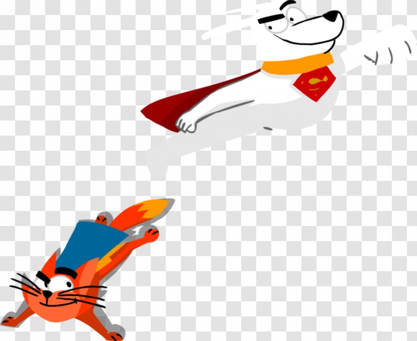 Streaky The Supercat Krypto Drawing Character - Deviantart Transparent PNG