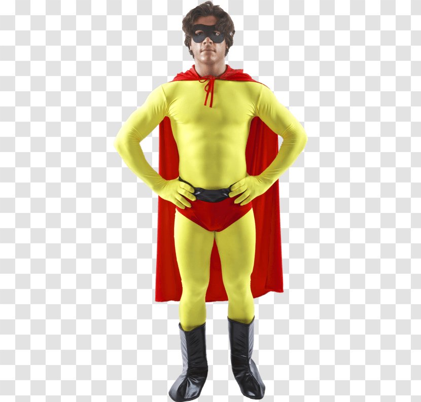 Costume Party Superhero Suit Red - Yellow Transparent PNG