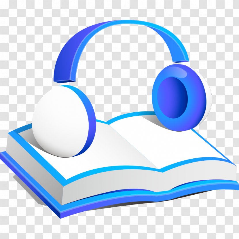 Headphones Book Clip Art - Audio - Creative And Books Transparent PNG